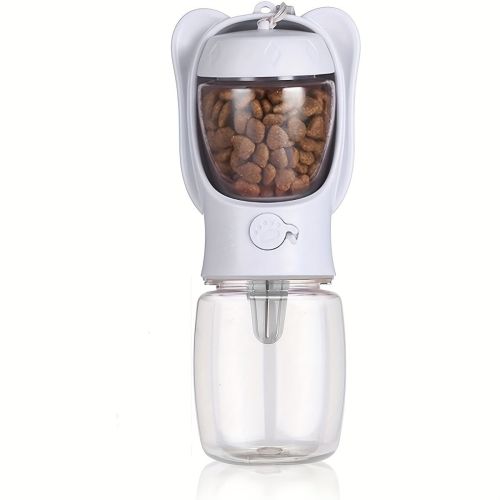 2 In 1 Dog Water Bottle, Leak Proof Portable Pet Water Bottle With Food Container, Outdoor Portable Water Dispenser For Dog, Puppy Supply For Walking, 2 In 1 Dog Water Bottle, Leak Proof Portable Pet Water Bottle With Food Container, Outdoor Portable Water Dispenser For Dog, Puppy Supply For Walking,